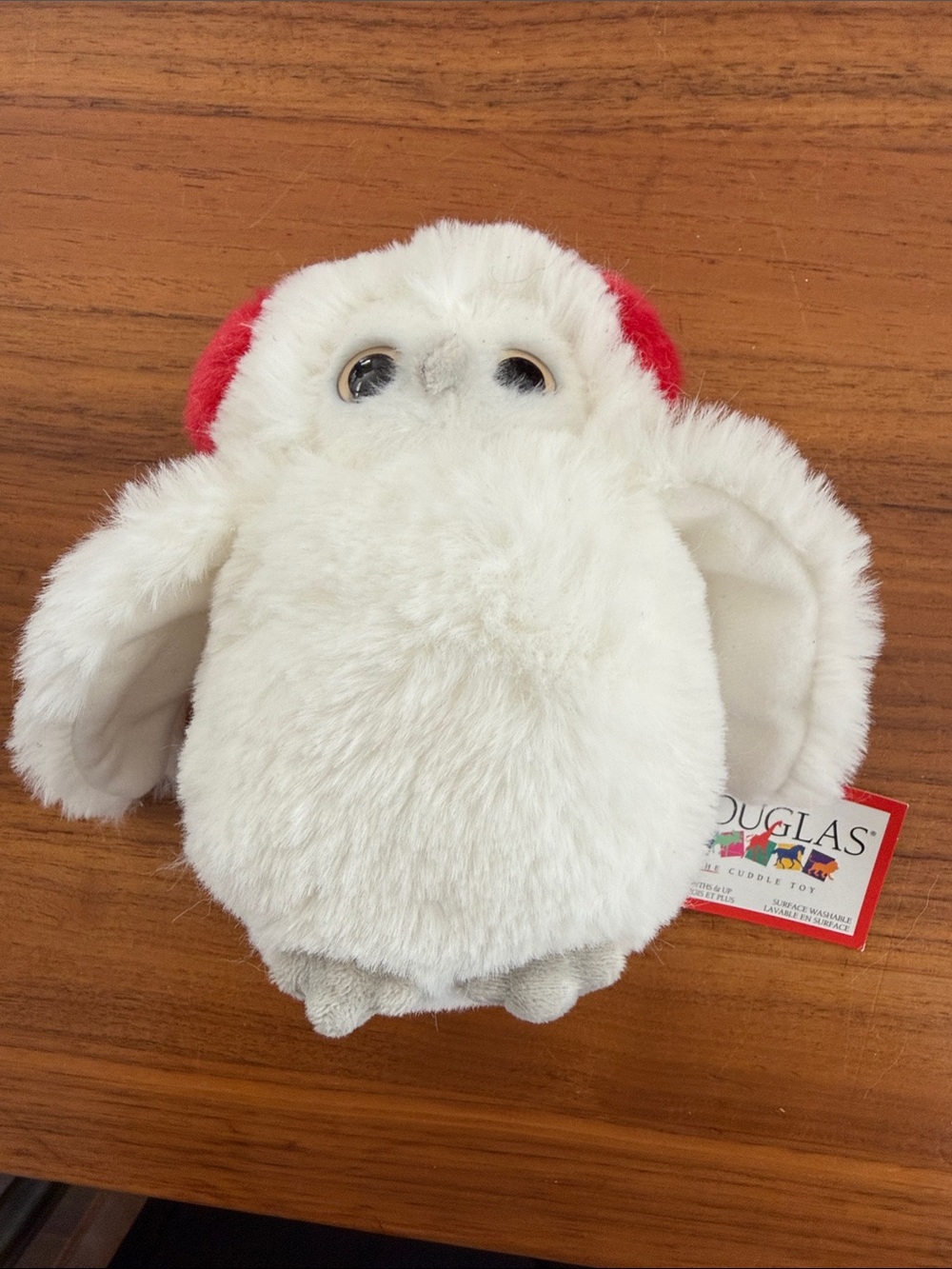 Douglas white owl with earmuffs Plush‎ Stuffed Toy Bird